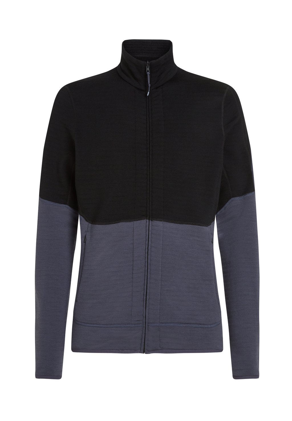 

Толстовка на молнии MERINO 400 HEAVY WEIGHT REAL FLEECE DESCENDER ZIP - Fleece jacket icebreaker, черный