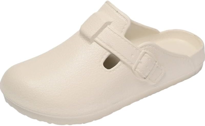 

Мужские сандалии с регулируемой пряжкой, открытым носком, легкой подошвой и для дома и улицы Fmshi, хаки