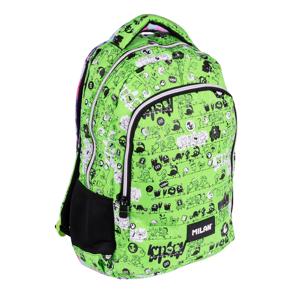 

Школьный рюкзак MILAN 2 на молнии, модель Tandem 2, специальная серия, 21 л, зеленый