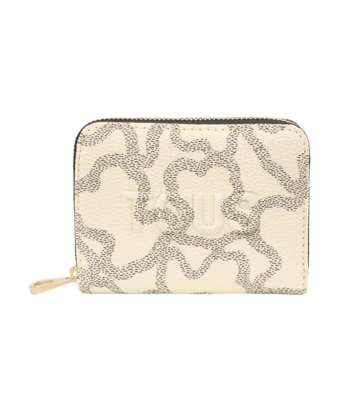 

Бежевый синтетический женский кошелек Tous, бежевый