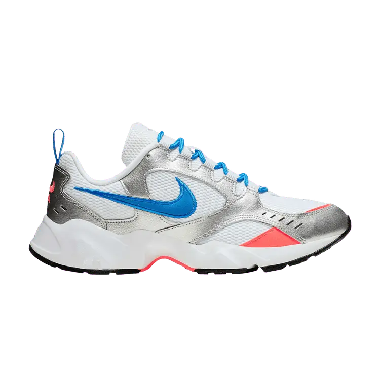 

Кроссовки Nike Air Heights Metallic Platinum Crimson Blue, серебряный