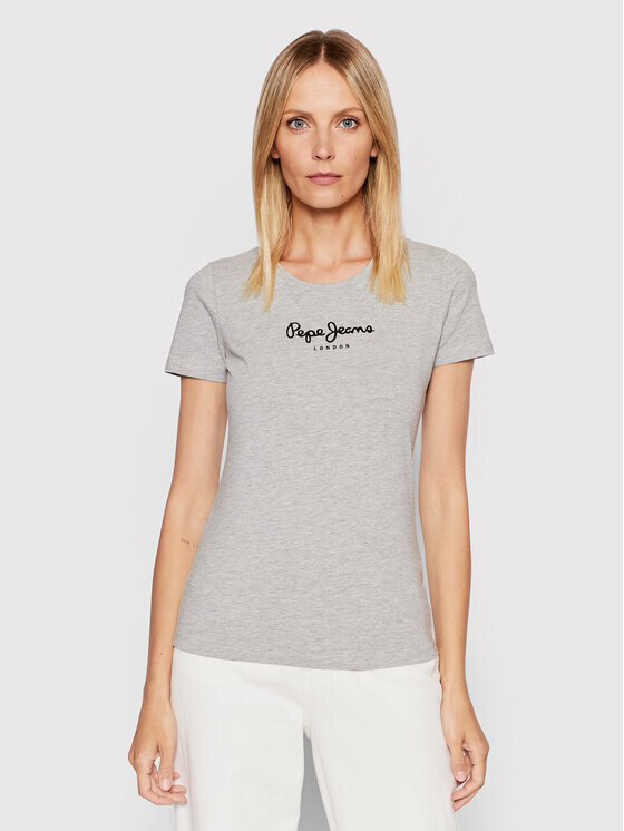 

Футболка узкого кроя Pepe Jeans, серый