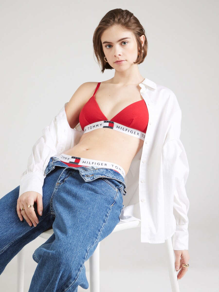 Треугольный бюстгальтер Tommy Hilfiger Underwear, красный — фото 4