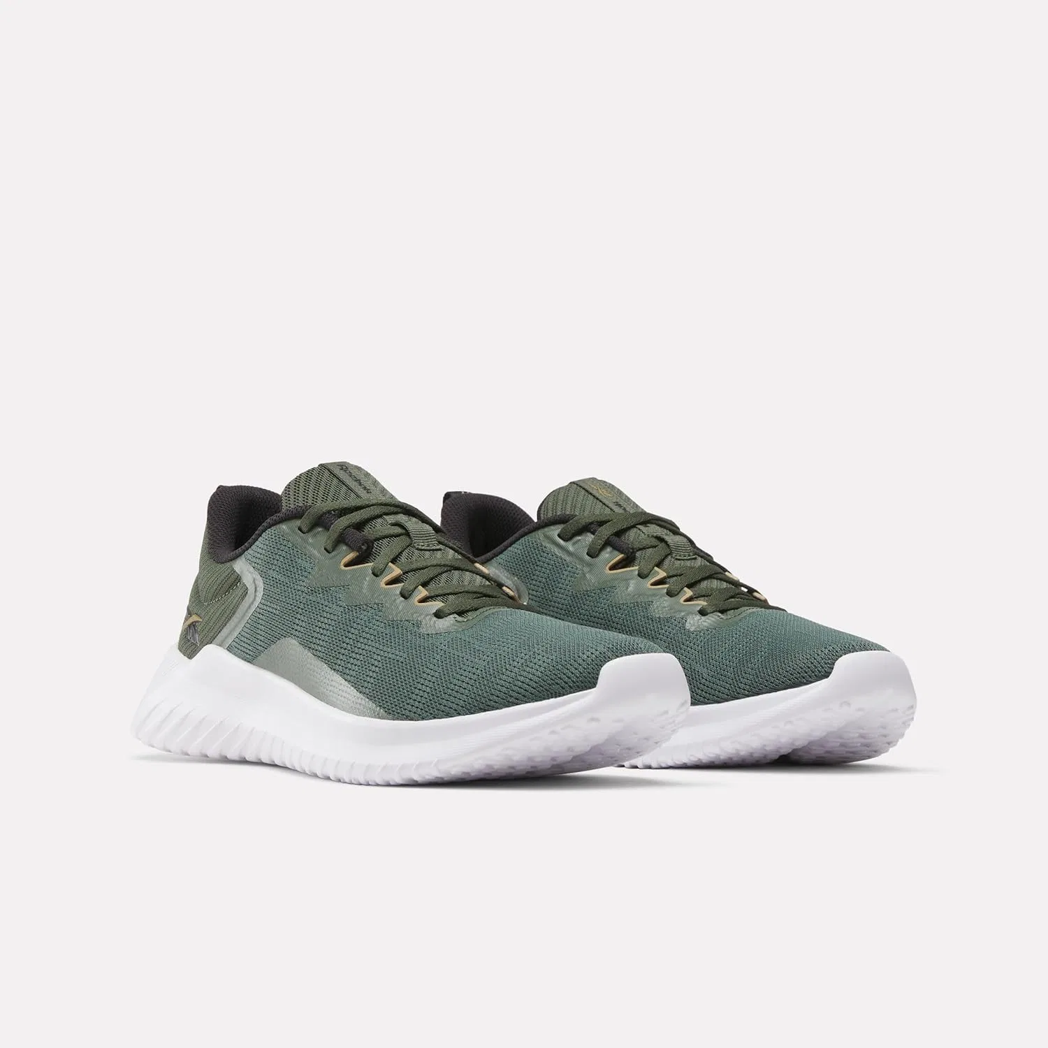Мужские кроссовки Reebok Fluxlite II, Grit Green Black Ftwr White — фото 2