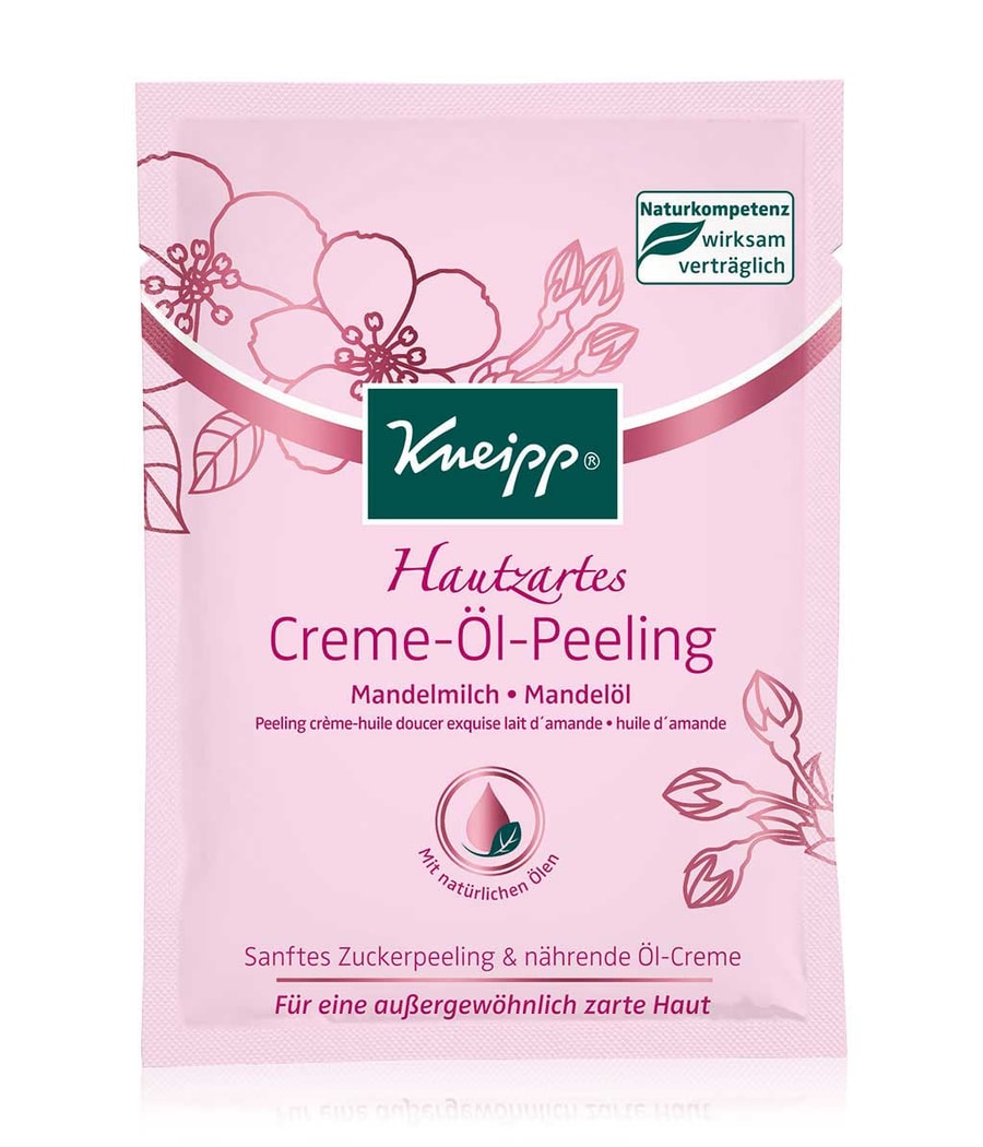 

Скраб для тела Kneipp Hautzart Creme-Öl-Peeling Mandelmilch - Mandelöl, 40 ml