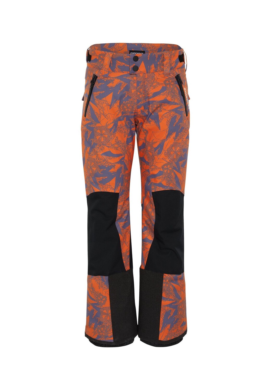 

Лыжные брюки с узорчатыми деталями CHIEMSEE, цвет 2130 Orange/purple
