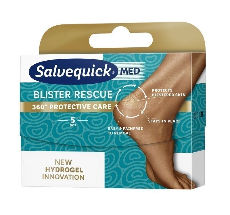 

Набор перевязочных пластырей Salvequick Blister Rescue pęcherze na piętach, 6 шт