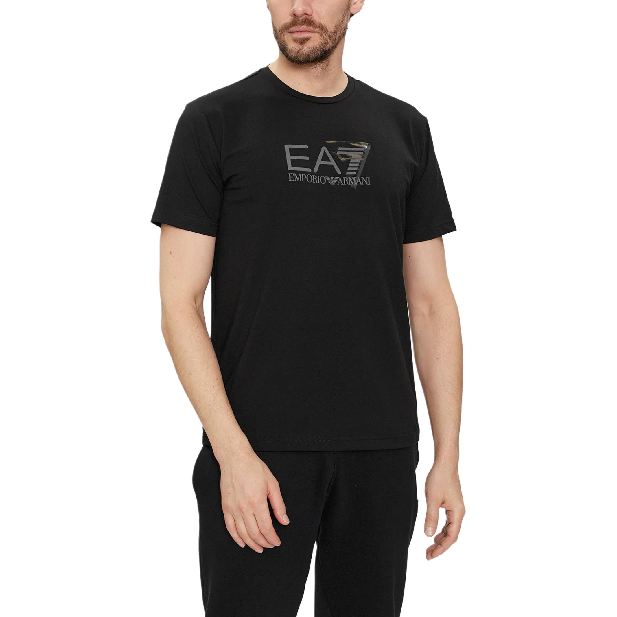 

EMPORIO ARMANI Футболка мужская черная, Черный, EMPORIO ARMANI Футболка мужская черная