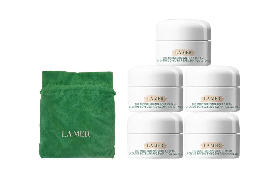 LA MER Набор пробников Miracle Cloud Velvet Frost, увлажняющий крем для лица против морщин, подтягивающий, восстанавливающий, 3.5ml*5