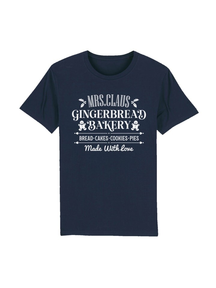 

Футболка F4NT4STIC T-Shirt Santas Gingerbread Bakery Weihnachten, цвет french navy