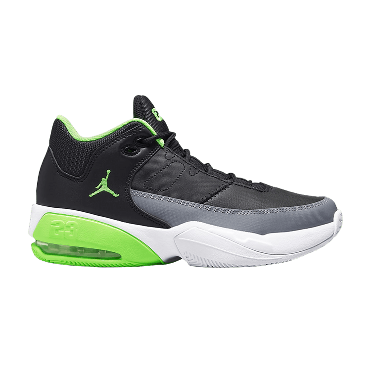 

Кроссовки Air Jordan Jordan Max Aura 3 GS 'Black Green Strike', черный