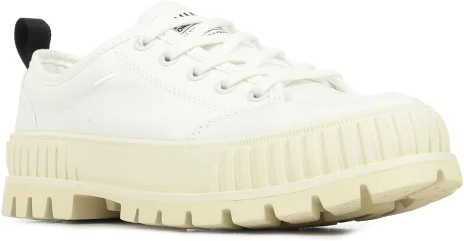Женские низкие кроссовки Palladium Pallashock Lo Org 2, Star White — фото 3