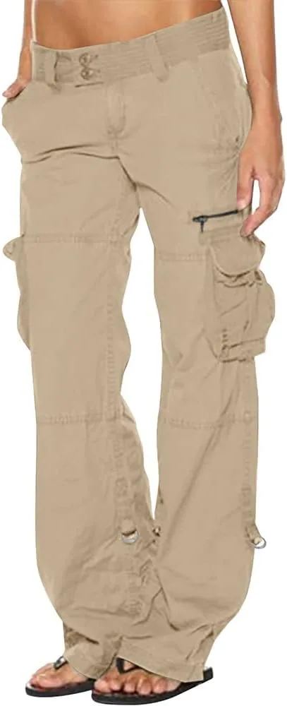 

Брюки-карго для женщин Costaric с завязками и множеством карманов