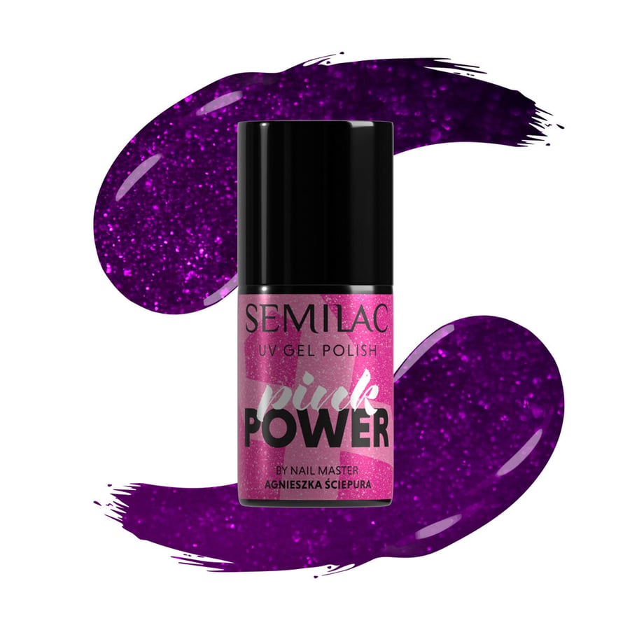 

Euphoric Day #A704 Semilac Glitter Hybrid Nail Polish 7 мл