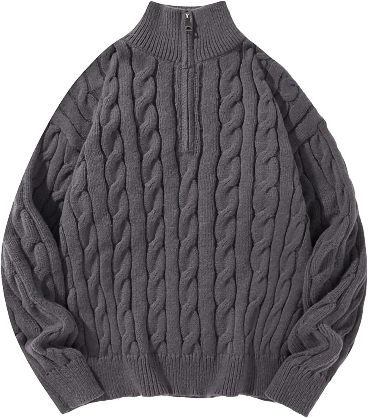 

Свитер Cambkatl с воротником-стойкой, уютный зимний пуловер на молнии