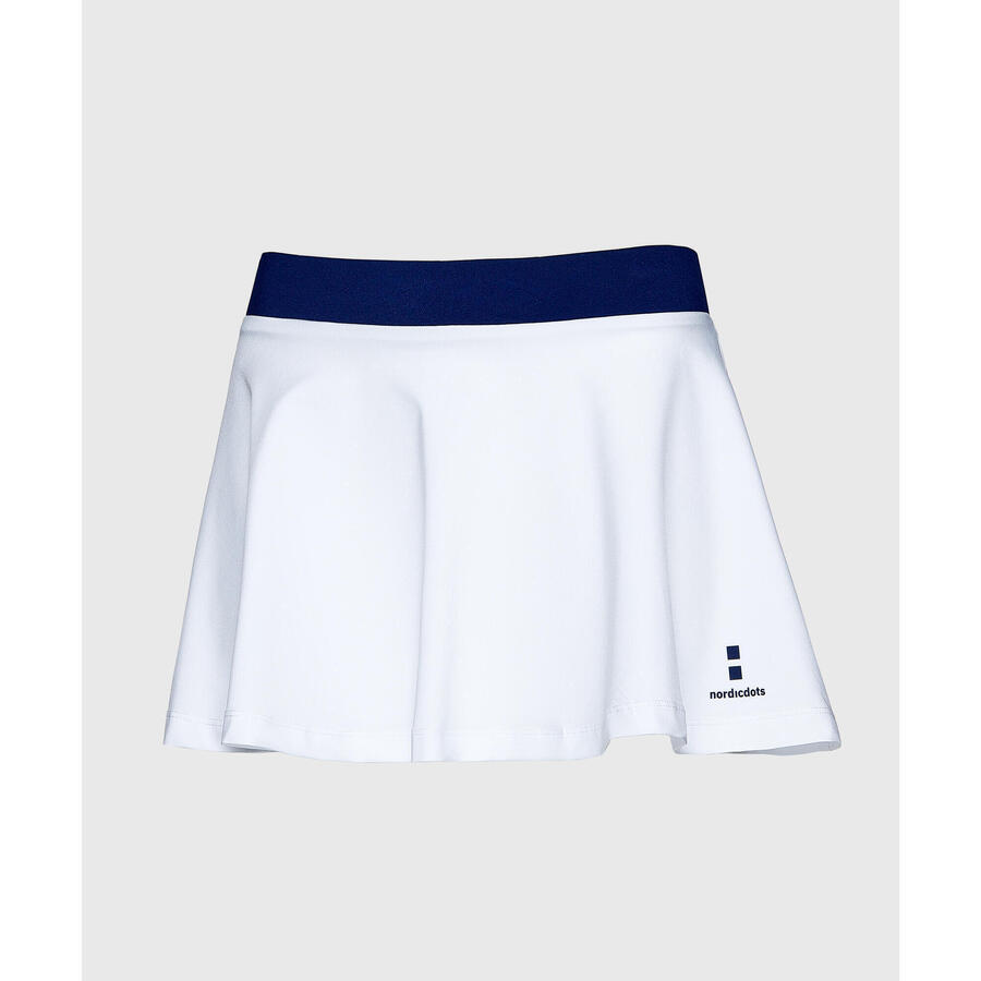 

NORDICDOTS Теннисная/падл-юбка Elegance, женская, белая