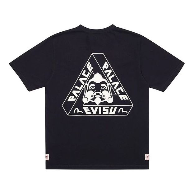 

Футболка PALACE x EVISU PALACE Evisu Chest Logo Short Sleeve Unisex Black, черный