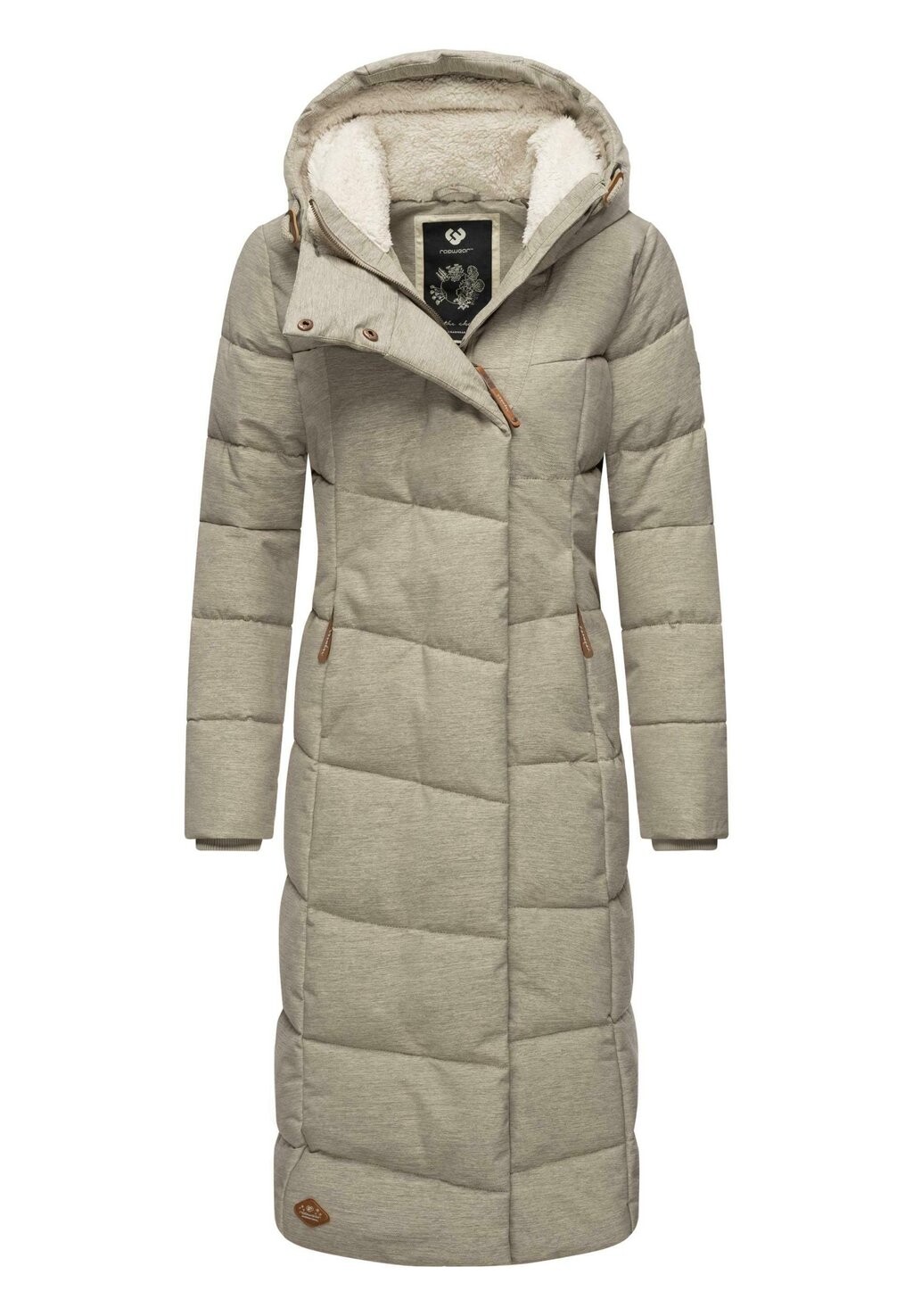 

Зимнее пальто PAVLA LONG Ragwear, серо-коричневый