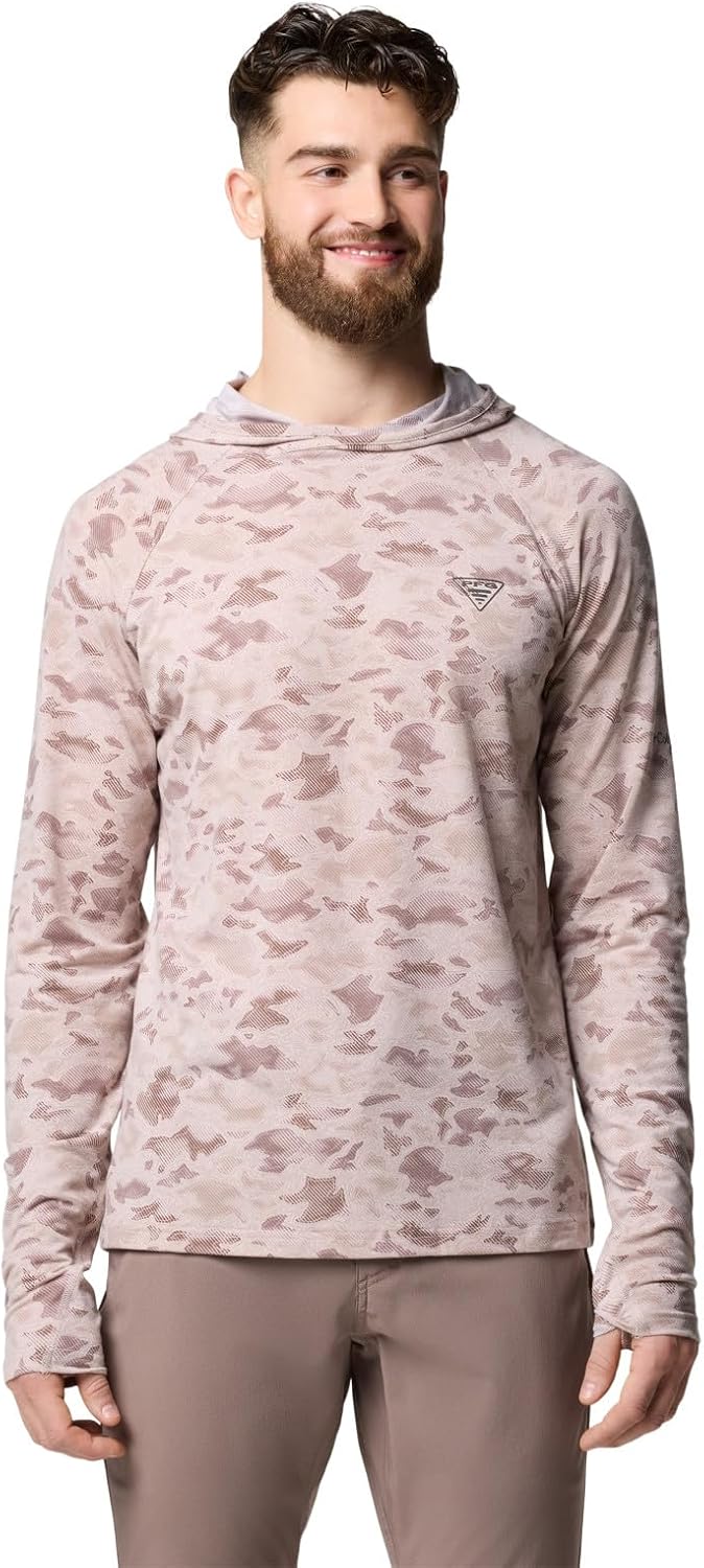 

Толстовка Columbia mens Pfg Uncharted, Crushed Clay Uncharted Waters