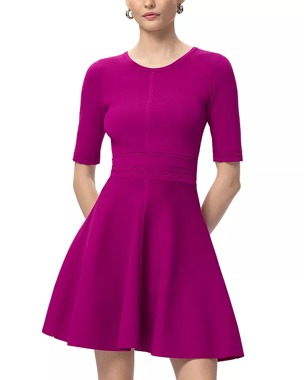 

Платье Эдема Hervé Léger, фиолетовый