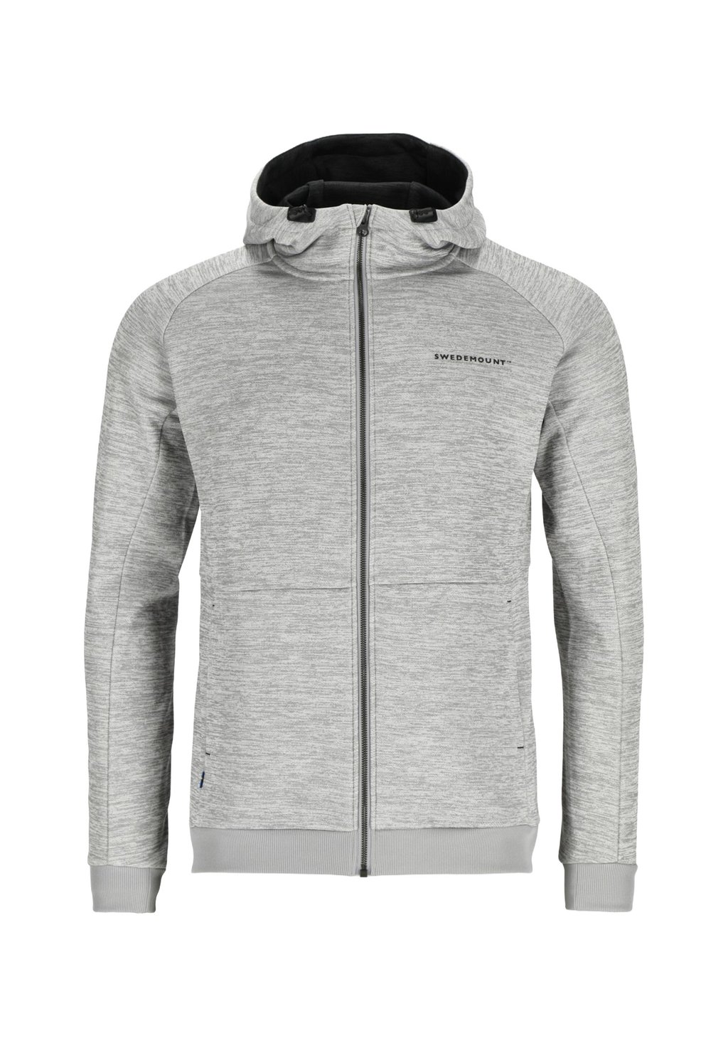 

Тренировочная куртка LOGO ZIP HOOD Swedemount, цвет Lt Grey Melange Charcoal Melange