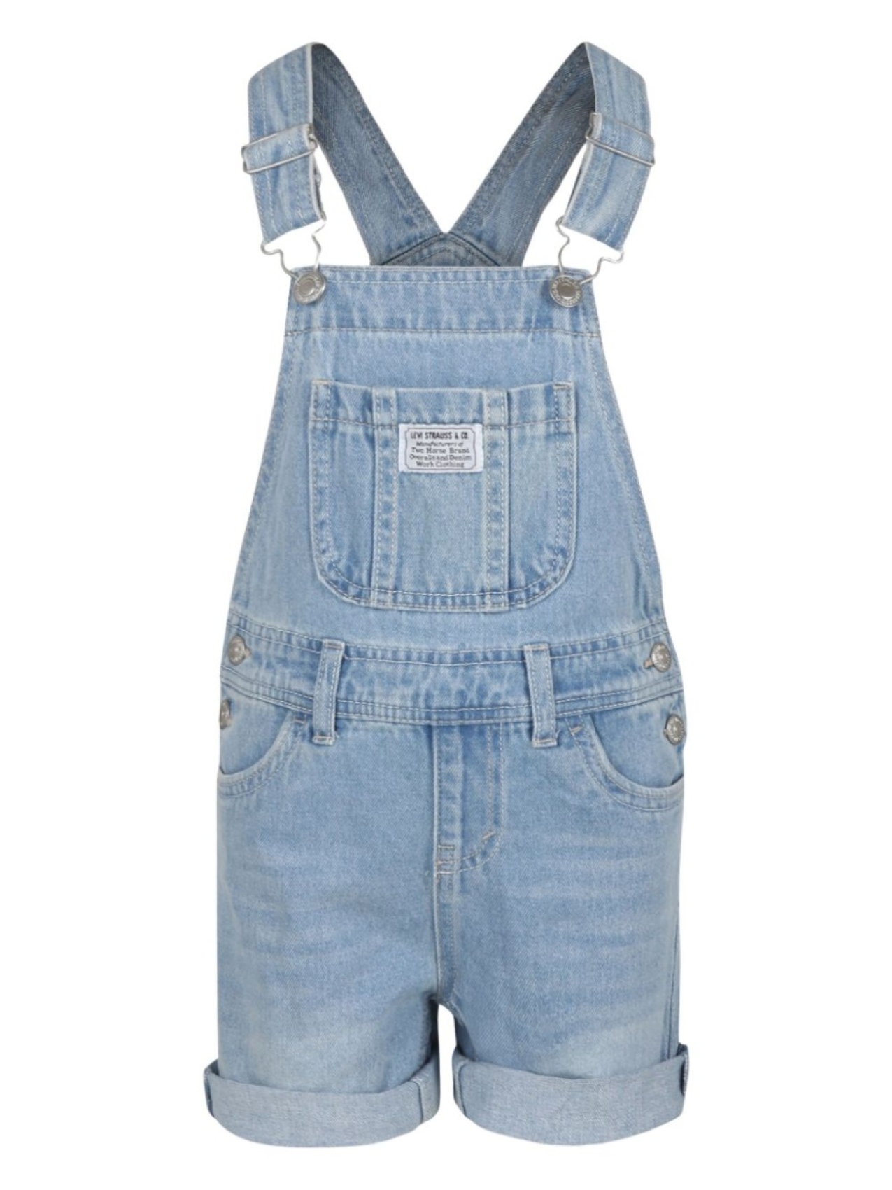 

Короткие джинсовые комбинезоны Levi's Kids, синий