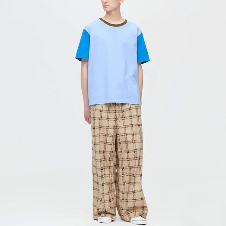Повседневные брюки Marni Co-Branding Unisex Dark Beige Uniqlo, темно-бежевый — фото 3