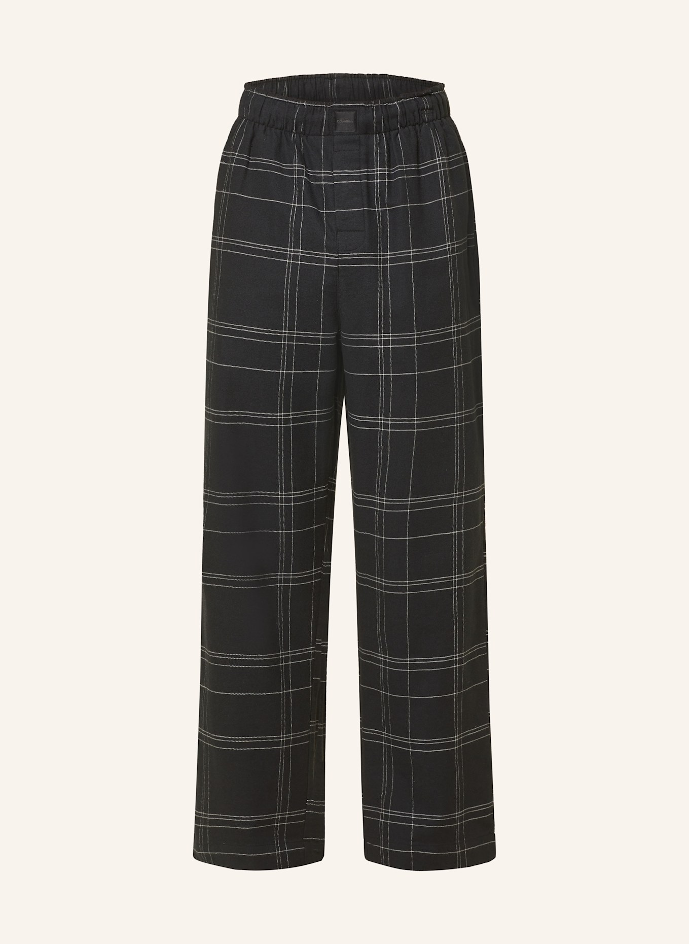 

Пижамные штаны из фланели Calvin Klein, черный