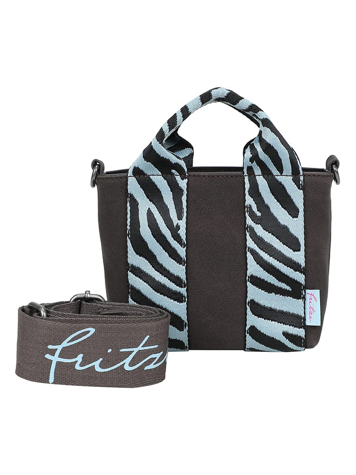 

Fritzi aus Preußen Сумка коричнево-светло-голубого цвета - (Ш)20 x (В)15,5 x (Г)7 см