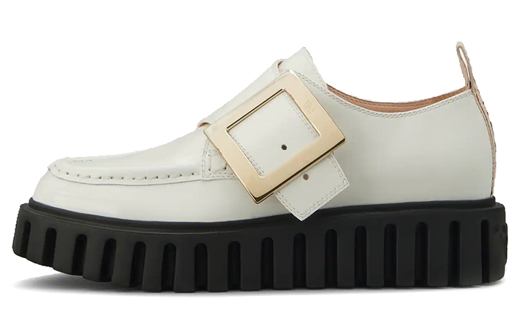 Roger Vivier Женские повседневные туфли Viv' Go Thick, белые