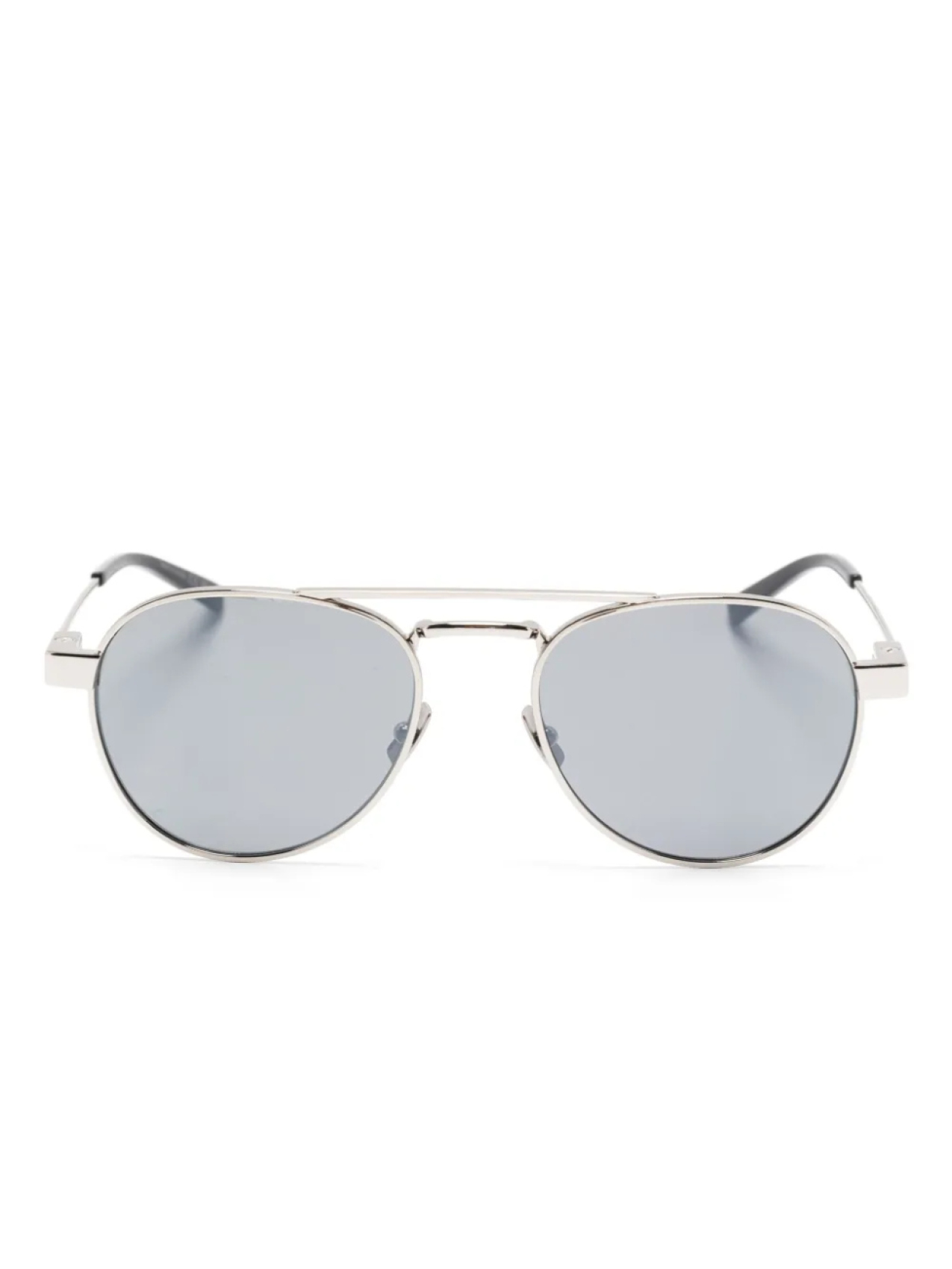 

Солнцезащитные очки в оправе «пилот» Saint Laurent Eyewear, серебряный