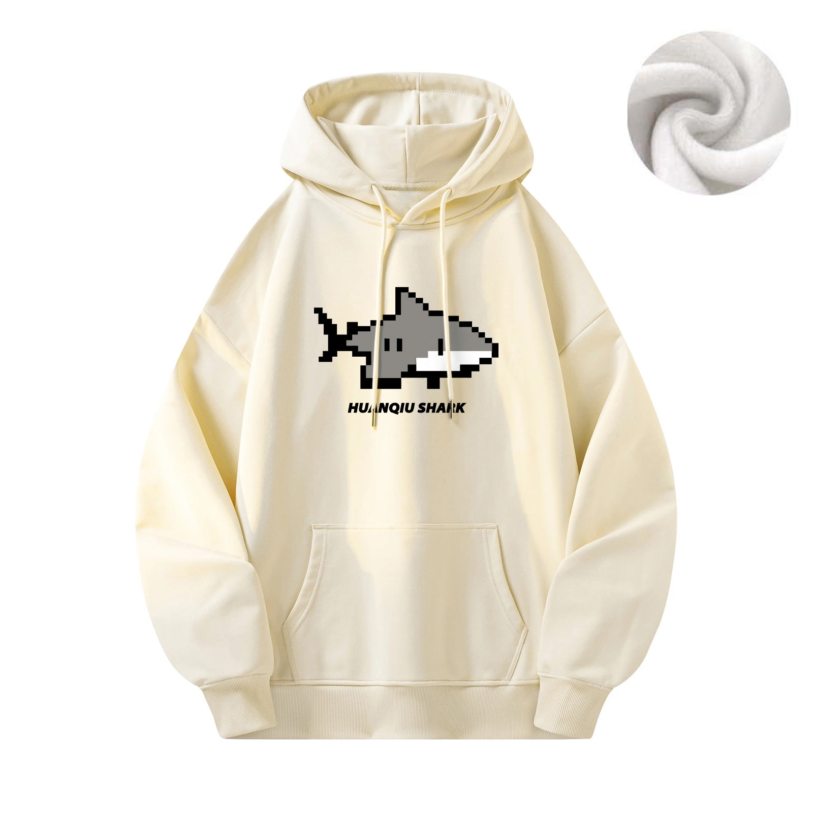 

Унисекс свитшот HUANQIU, Apricot (Thickened And Fleece-Lined)