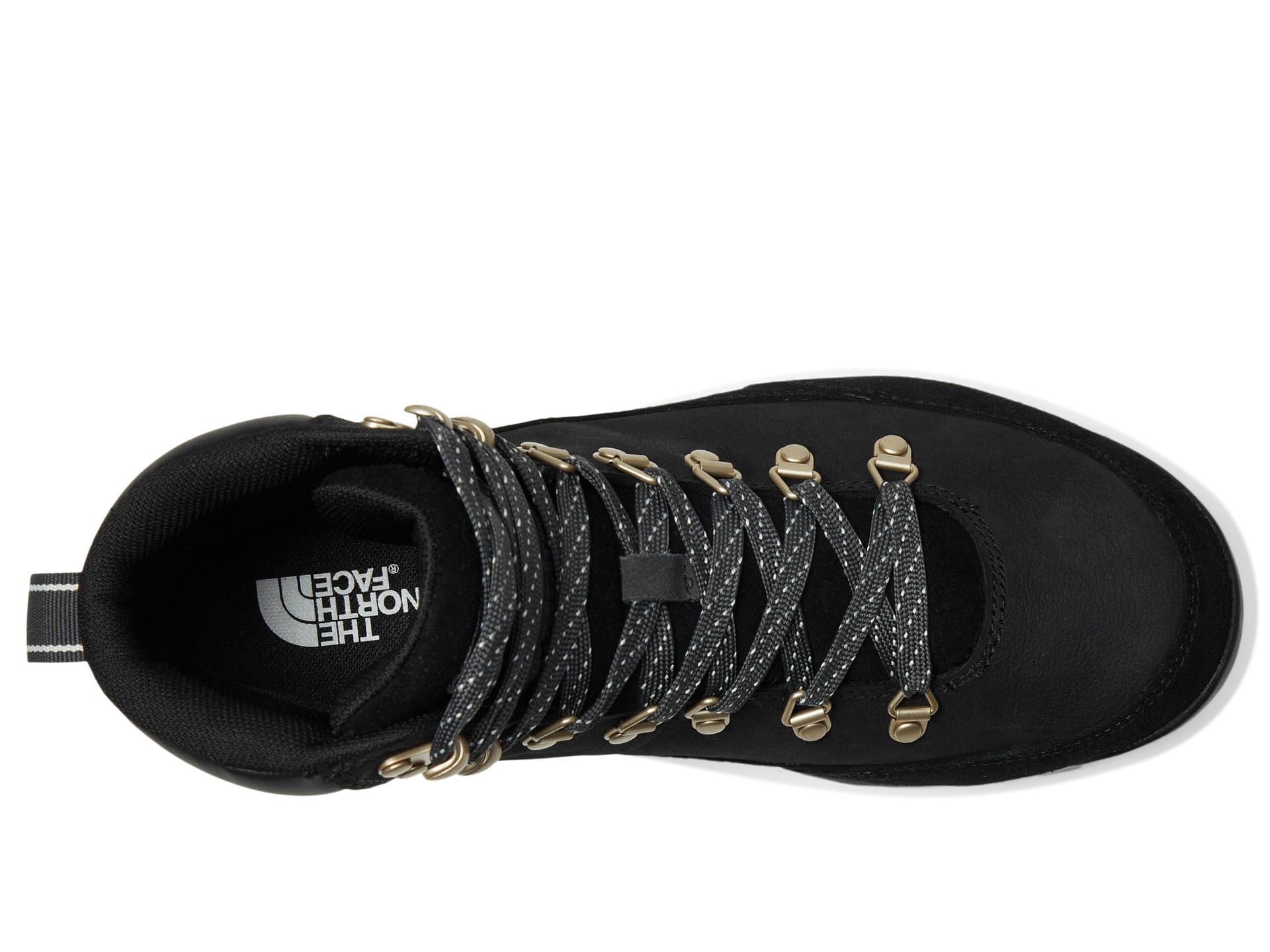 Женские ботинки The North Face Back-To-Berkeley IV кожаные водонепроницаемые, черный — фото 2
