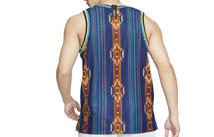 Жилет Nike DRI-FIT Basketball Jersey Vest Quick Dry Blue — фото 2