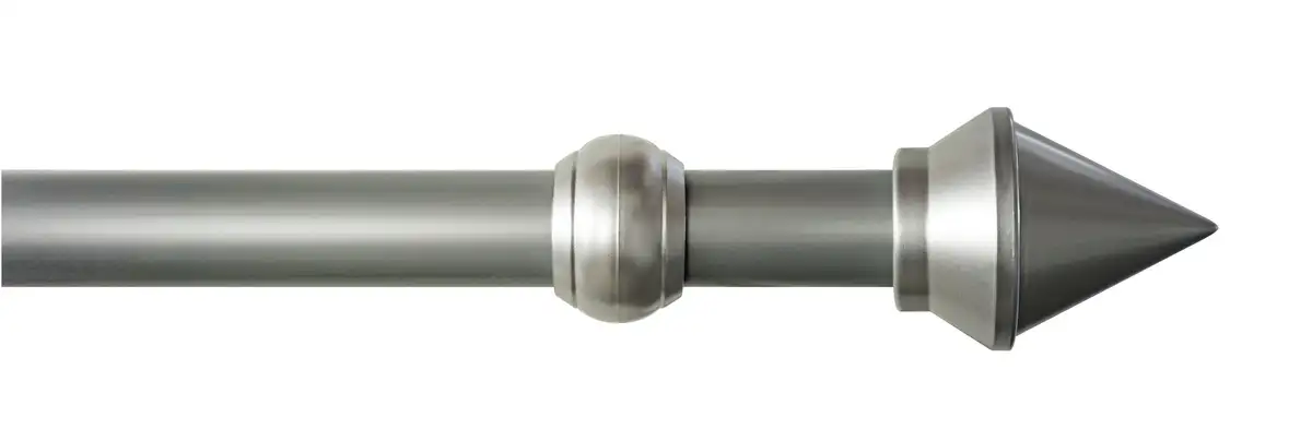 

Карниз для штор GARESA "СЕМАРА", 1 направляющая, желаемая длина, комплект для штор, пластик, выдвижной, с кольцами/2 направляющие 340 см, Ø28мм, цвет silberfarben