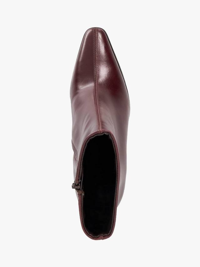 Patently Leather ботинки до щиколотки с квадратным носком и высоким квадратным каблуком Dune London, Burgundy — фото 3