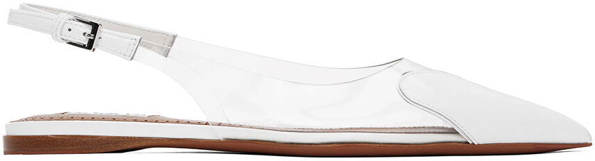 Белые балетки Le Cœur ALAÏA