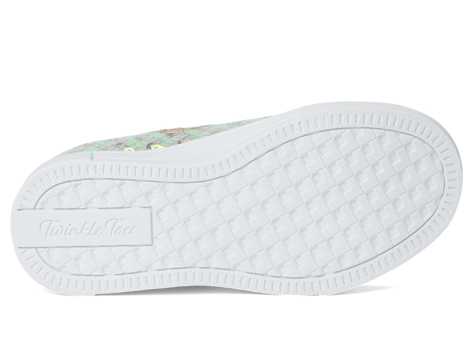 Кроссовки SKECHERS KIDS Twinkle Sparks - Sequin Party, Gold/Pink — фото 3