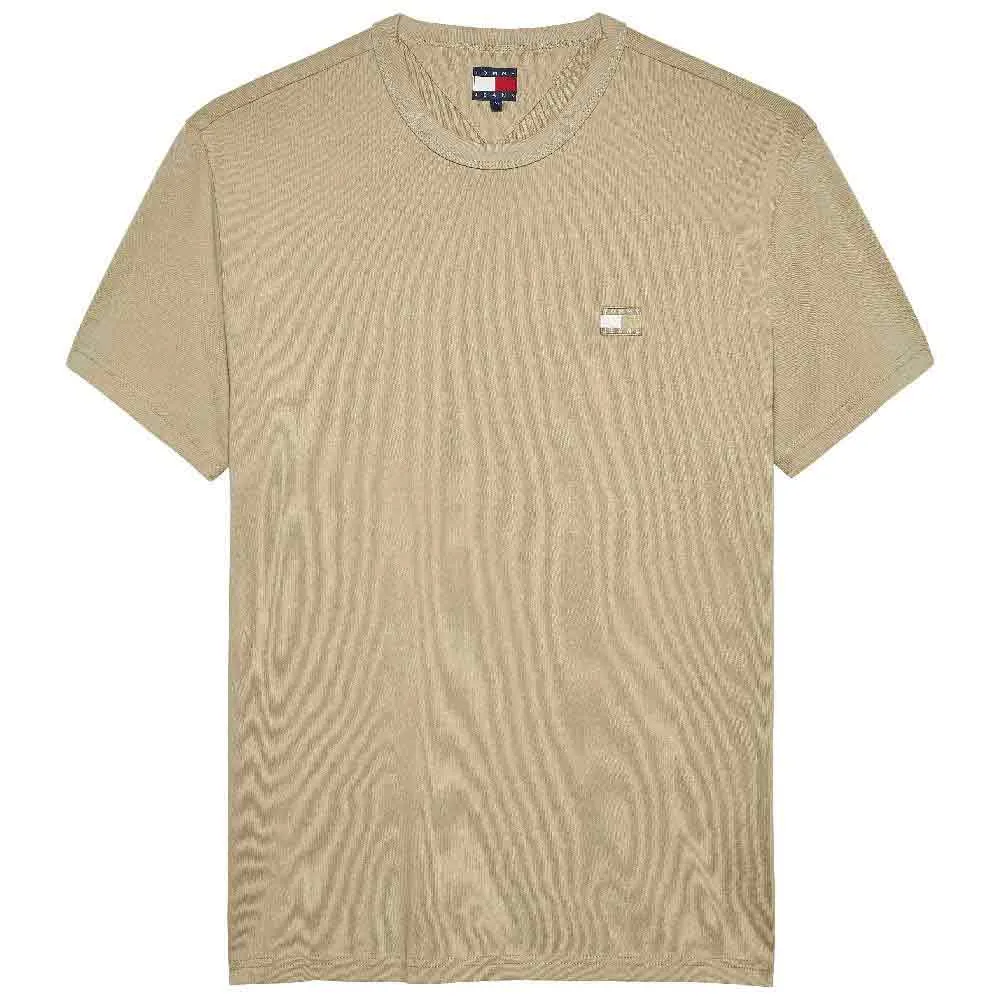 

Футболка с коротким рукавом Tommy Jeans Badge Regular Fit, бежевый