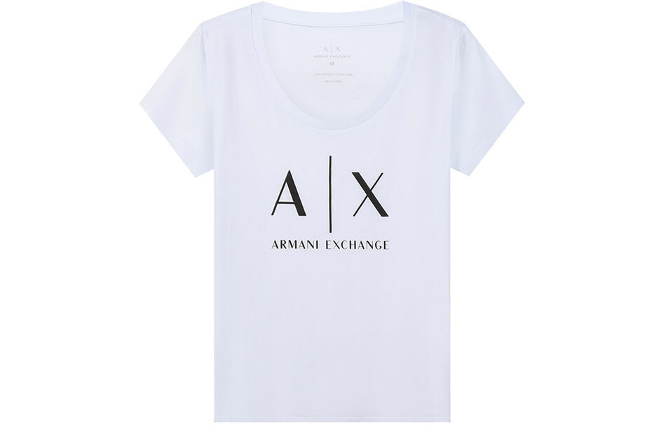 

Футболка женская белая Armani Exchange