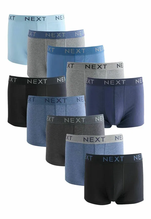 Трусы боксеры Next, Ten pack trunks, сине-серый меланж