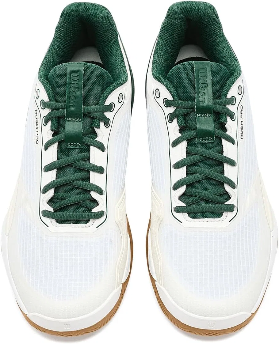Мужские теннисные кроссовки Rush Pro 5, цвет White/Sycamore/Gum1a — фото 2