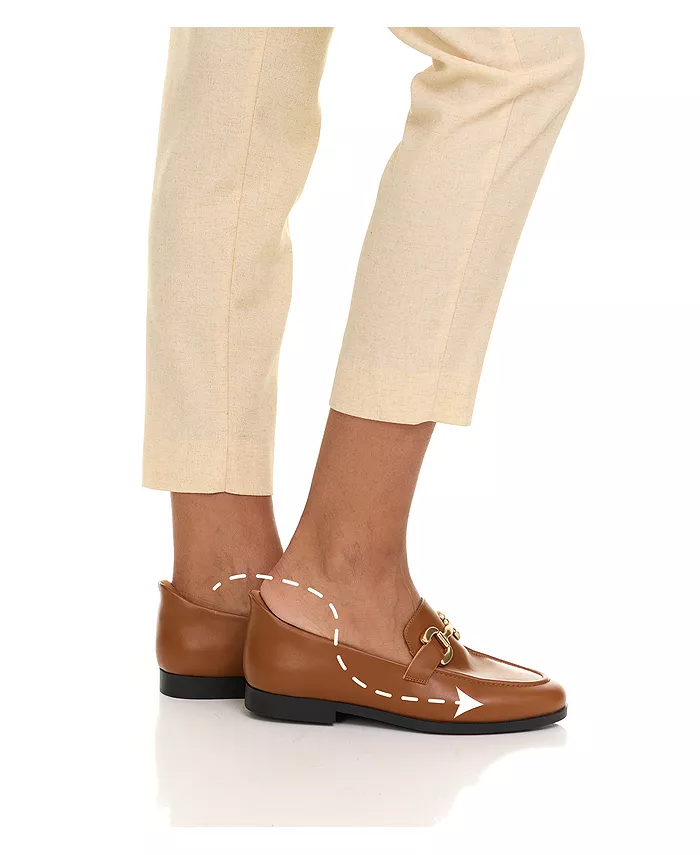 Женские лоферы Avery Street с технологией Hands-Free Slip On Marc Joseph New York, коричневый — фото 4