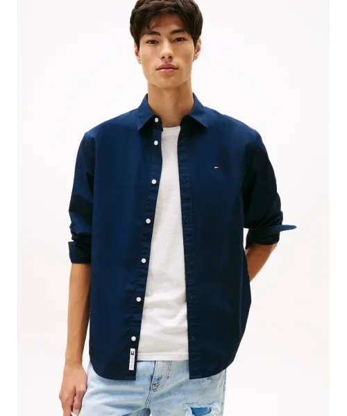 

Рубашка Regular fit Tommy Jeans, синий