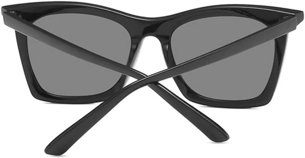 

Дизайнерские солнцезащитные очки «Кошачий глаз» для женщин, винтажные ретро-очки в форме кошки, солнцезащитные очки с защитой от УФ-излучения UV400 LANGSER, Black Tea