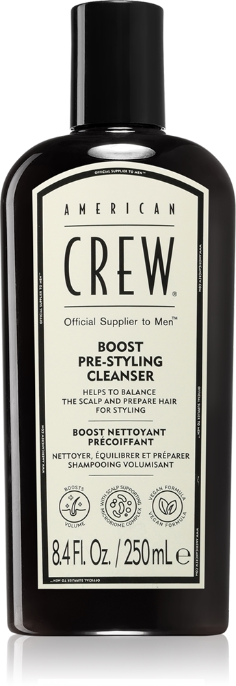 

Очищающий шампунь Boost для тонких волос, лишенных объема American Crew, vyrams 250 мл