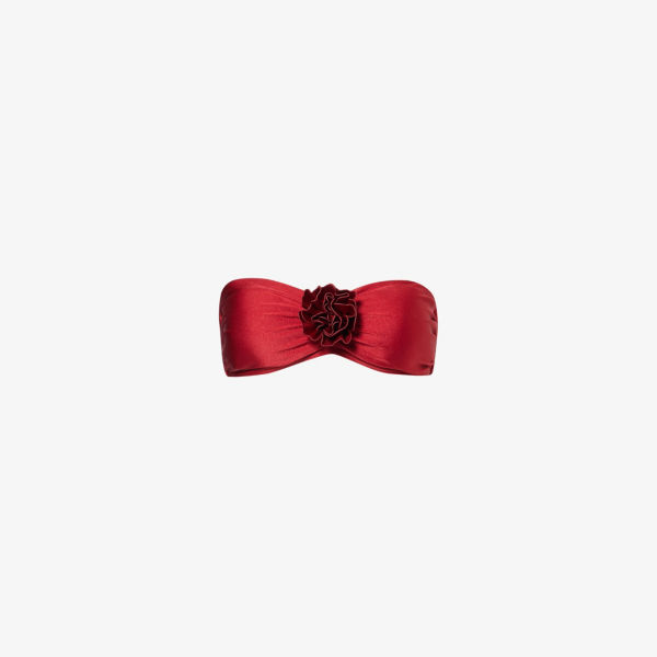 

Бандо бикини Cascadian flower Zimmermann, красный