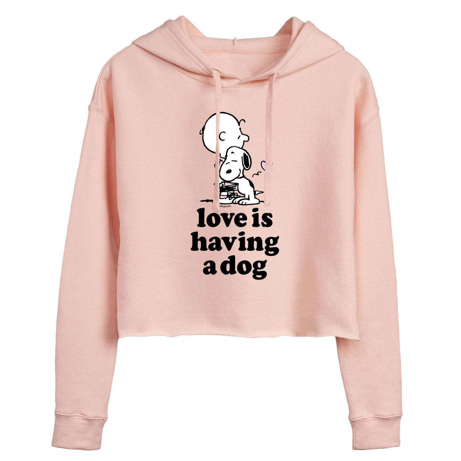 

Укороченное худи с рисунком Peanuts Juniors "Having A Dog" Licensed Character