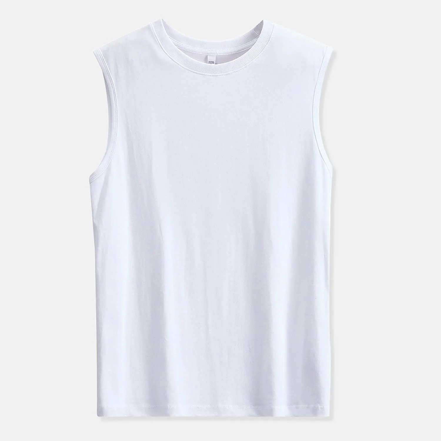 Мужская майка без рукавов Casual Crew Neck Loose Fit для тренировок — фото 4