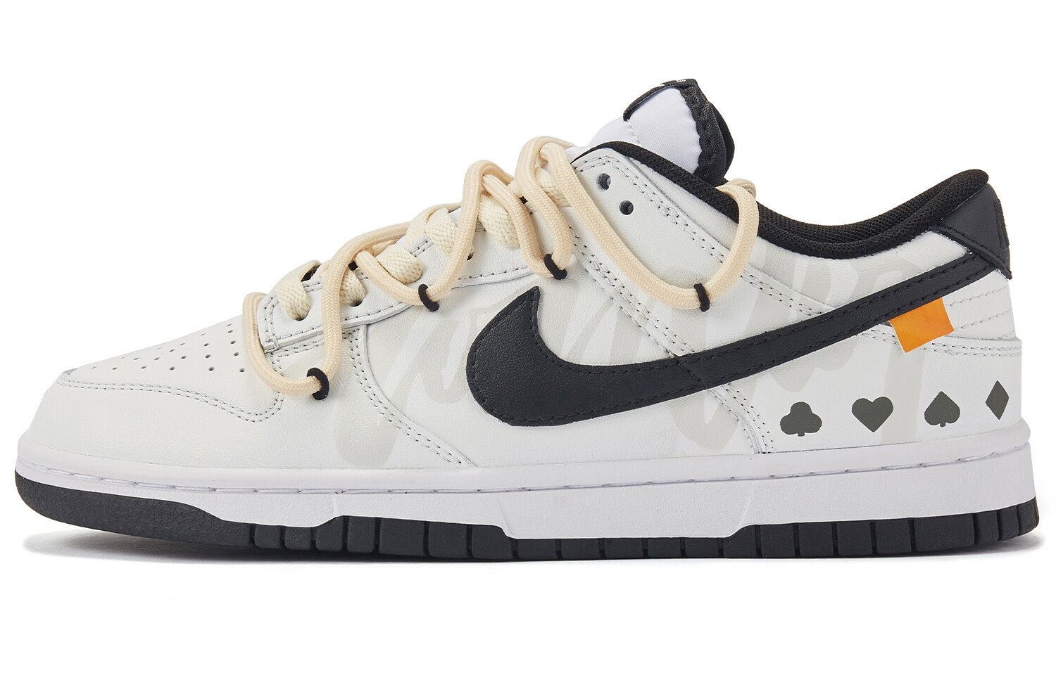 

Кроссовки Nike Dunk Skateboard Shoes Men Low-Top White Black Orange